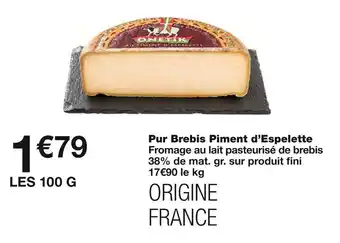 Monoprix Pur brebis piment d’espelette offre