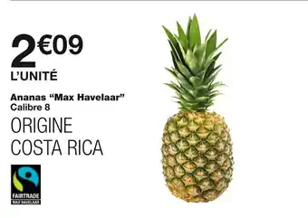 Monoprix Max havelaar ananas offre