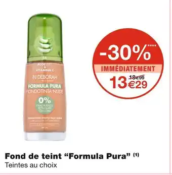 Monoprix Formula pura fond de teint “formula pura” offre