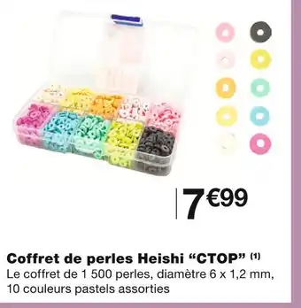 Monoprix Ctop coffret de perles heishi offre