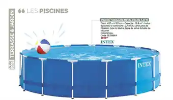 Bricomarché Piscine tubulaire métal frame offre