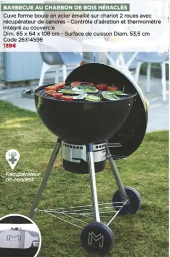 Bricomarché Barbecue au charbon de bois héraclés offre