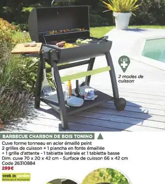 Bricomarché Barbecue charbon de bois tonino offre