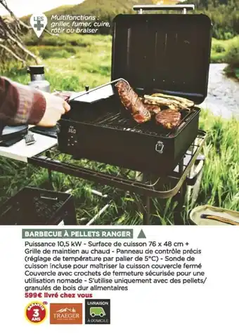 Barbecue à pellets ranger