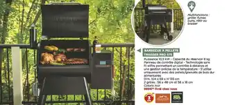 Bricomarché Barbecue à pellets traeger pro 575 offre