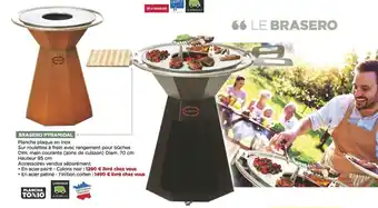 Bricomarché Brasero pyramidal offre