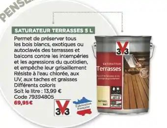 Saturateur terrasses 5 L