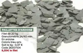 Bricomarché Paillettes d'ardoise offre