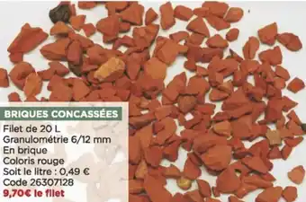 Bricomarché Briques concassées offre