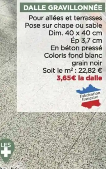 Bricomarché Dalle gravillonnée offre