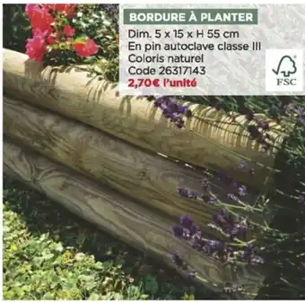Bricomarché Bordure À planter offre