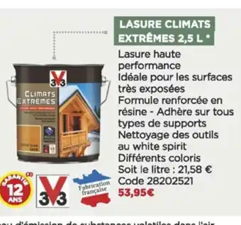 Lasure climats extrémes 2.5L