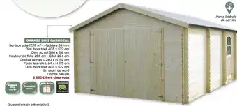 Bricomarché Garage bois garodeal offre
