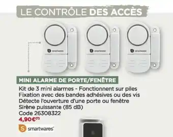 Mini Alarme de Porte/Fenêtre