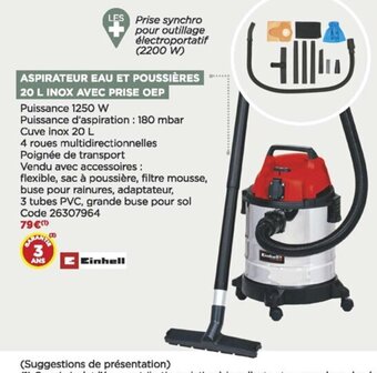 Bricomarché Aspirateur Eau Et Poussières offre