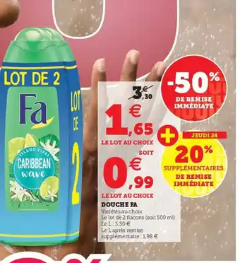 U Express Douche Fa offre