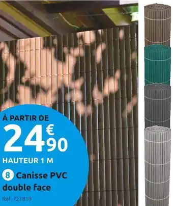 Mr Bricolage Canisse pvc double face offre