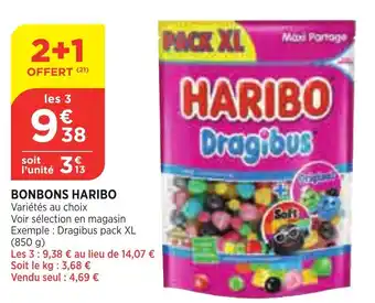 Bi1 Bonbons Haribo offre