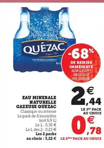 U Express Eau Minerale Naturelle offre
