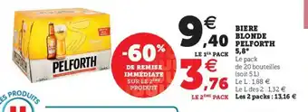 U Express Biere Blonde Pelforth offre