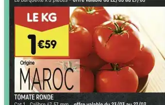 Leader Price Tomate ronde offre