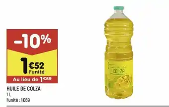 Leader Price Huile de Colza offre