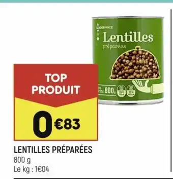 Lentilles Préparées