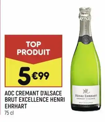 Leader Price AOC Cremant d'Alsace offre
