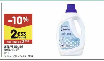 Leader Price Lessive Liquide offre