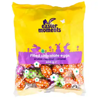 Action Easter moments œufs de pâques fourrés easter moments offre