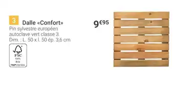 Gamm vert Dalle confort offre