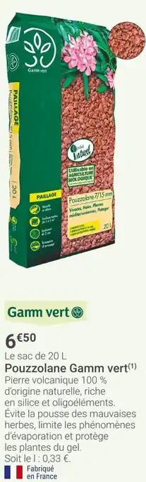 Gamm vert pouzzolane