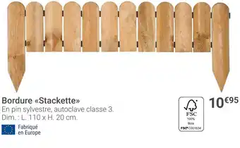 Gamm vert Bordure stackette offre