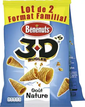 Casino Supermarchés 3D’S Bugles goût nature offre