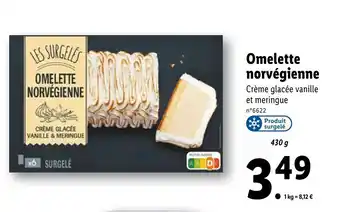 Lidl Omelette norvégienne offre