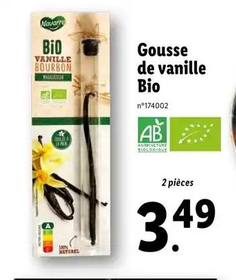 Lidl Gousse de vanille Bio offre