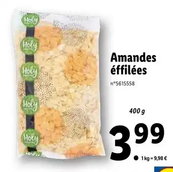 Amandes éffilées