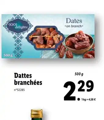 Lidl Dattes branchées offre