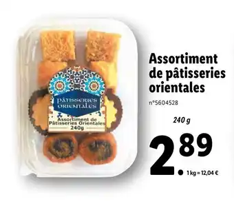 Lidl Assortiment de pâtisseries orientales offre
