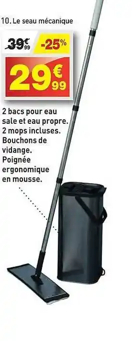 Le seau mécanique
