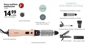 Lidl Brosse soufflante multifonction offre