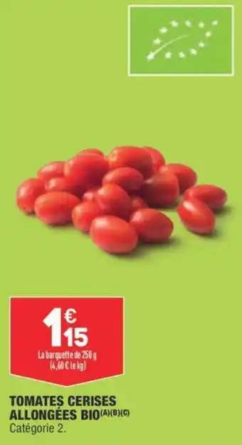 ALDI Tomates cerises allongées bio offre