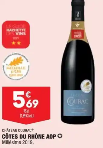 ALDI Côtes du rhône aop offre