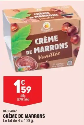 ALDI Crème de marrons offre