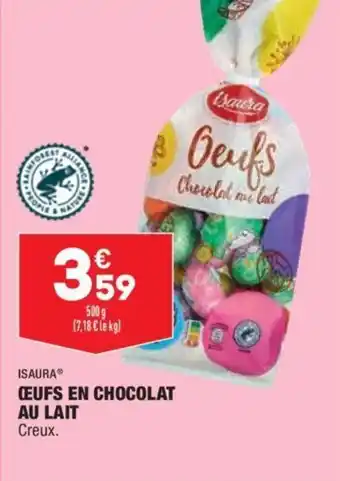 ALDI Œufs en chocolat au lait offre