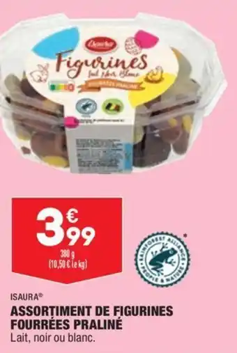 ALDI Assortiment de figurines fourrées praliné offre