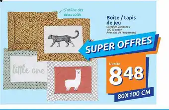 Action Boîte - Tapis De Jeu offre