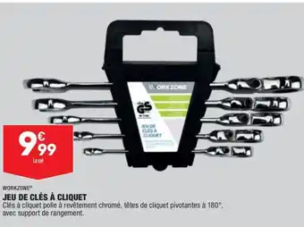 ALDI Jeu de clés À cliquet offre