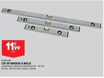ALDI Lot de niveaux À bulle offre
