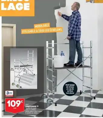 ALDI Échafaudage offre